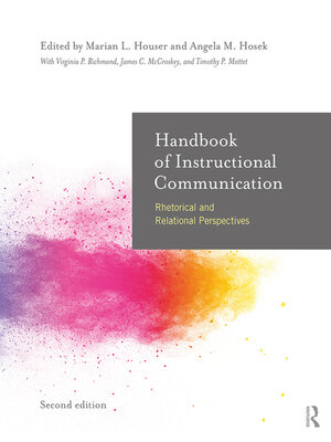 cover image of Handbook of Instructional Communication